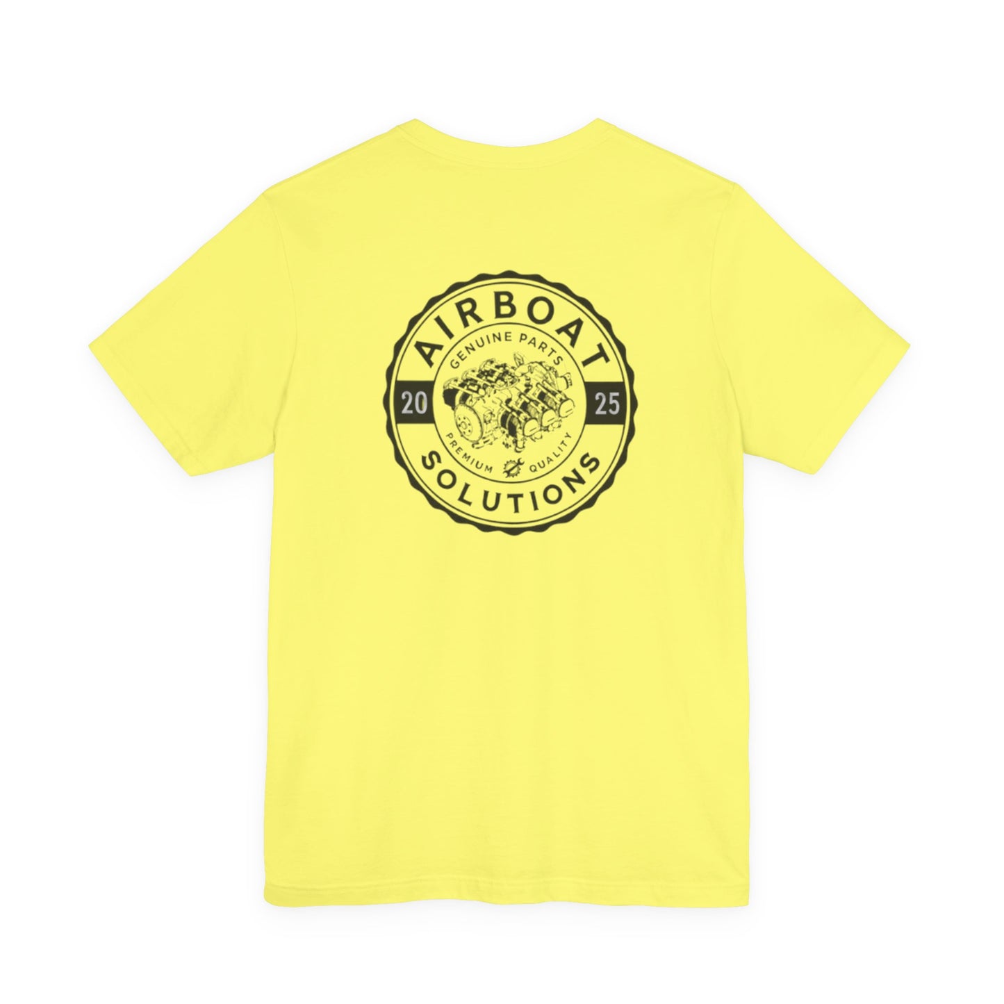 Aircraft Engine Black Tee