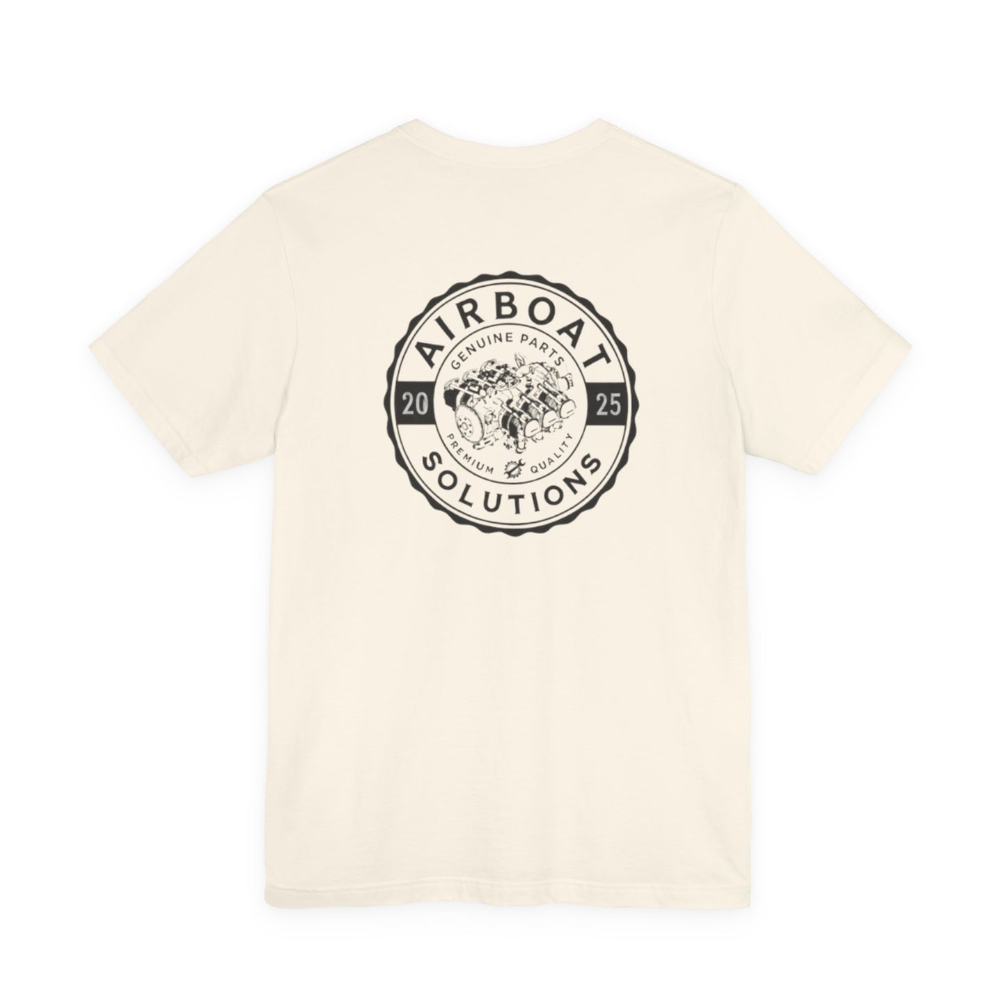 Aircraft Engine Black Tee