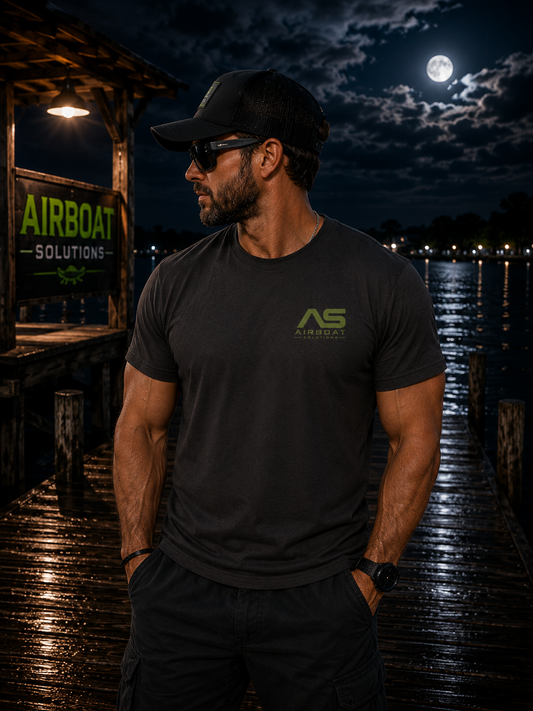 Airboat Solutions® Night Run Performance Tri-Blend T-Shirt