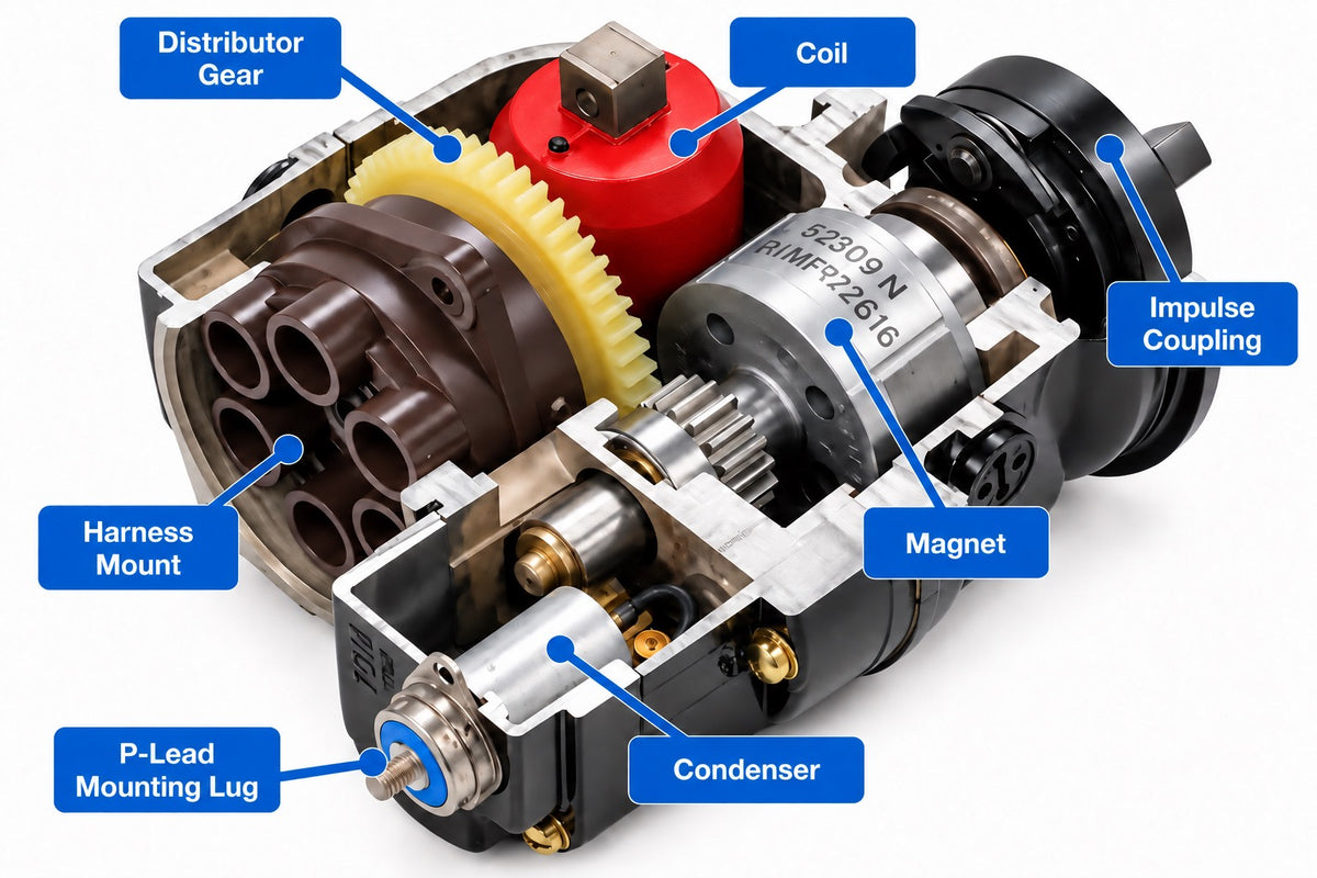 Bendix 4-Cylinder Magneto Distributor Block | S-20 & S-200 Series