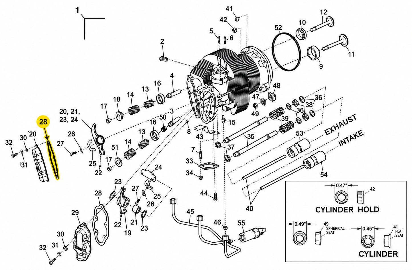 Continental Rocker Cover Silicone Gasket Upgrade | Reusable Continental GTSIO-520, IO-550 & TSIO-550 Engines