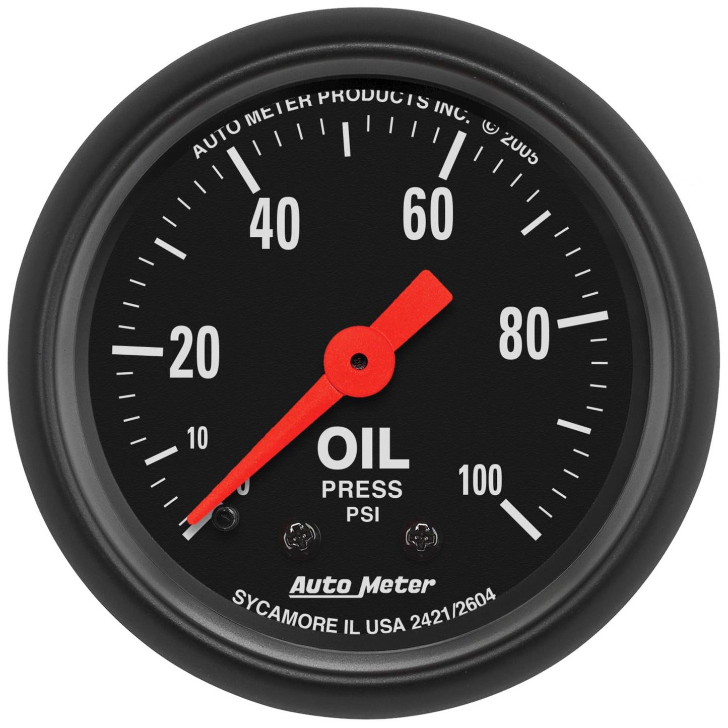 Mechanical Oil Pressure Gauge – 2-1/16"