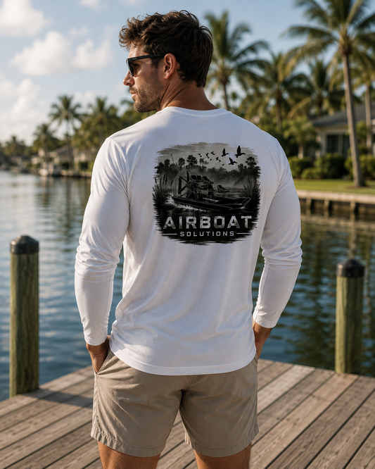 Airboat Solutions Marsh Performance Long Sleeve Shirt | UPF 50