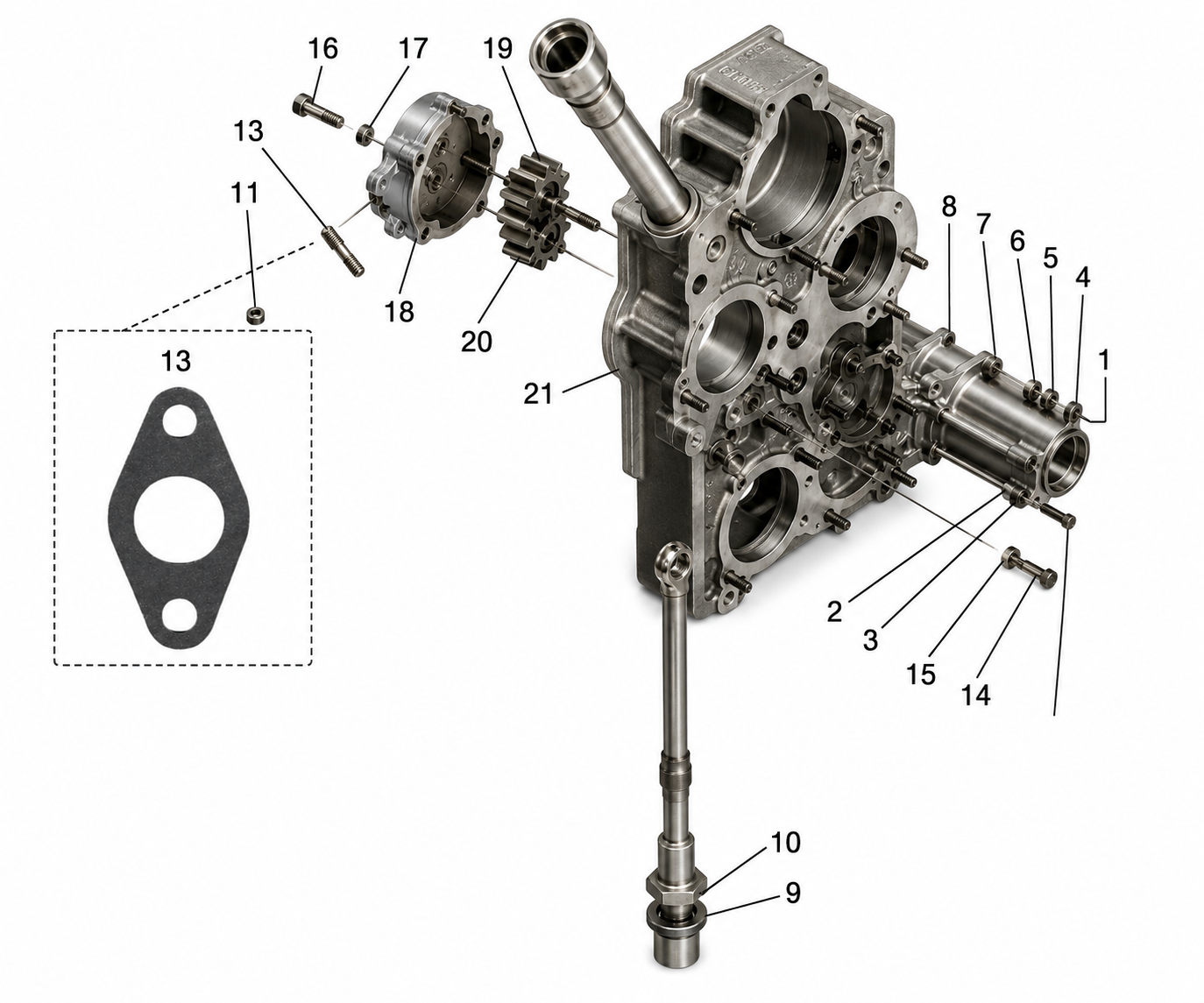 Continental 220 GPU Complete Engine Gasket Kit (Airboat)