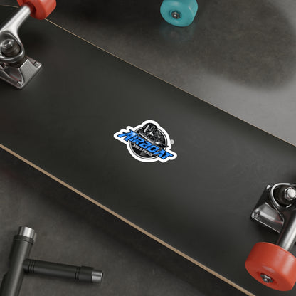 Airboat Solutions Die-Cut Stickers Blue LOGO