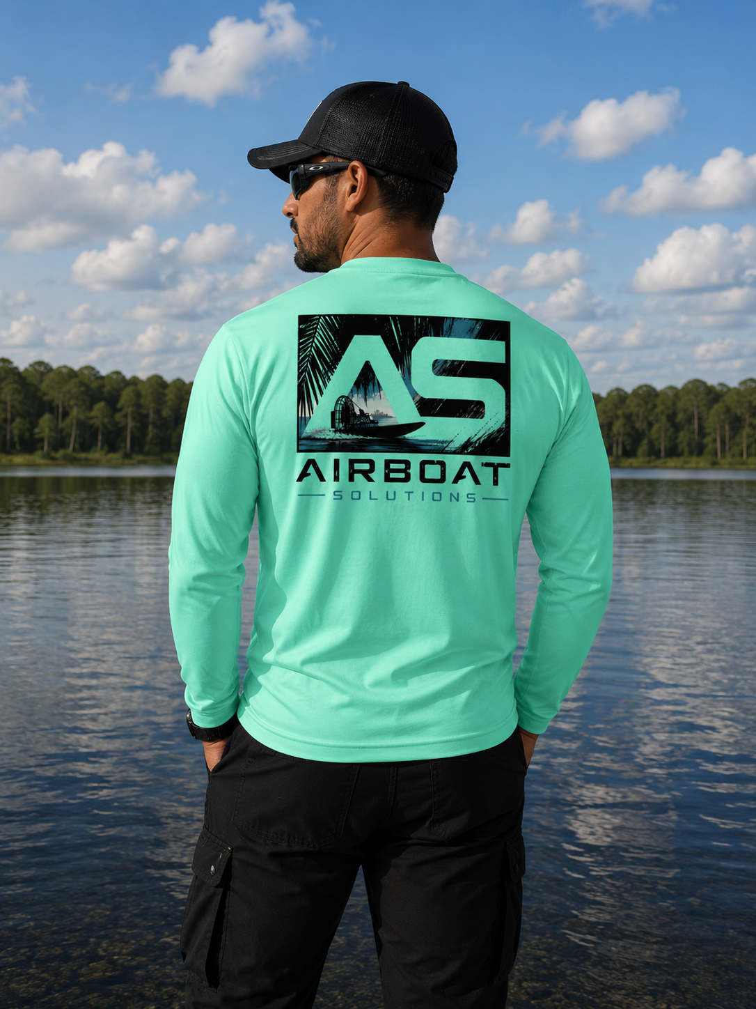 Airboat Solutions Performance Long Sleeve Tee
