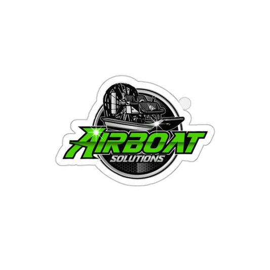 Airboat Solutions Die-Cut Stickers Green LOGO