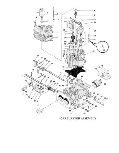 Continental 220 GPU ZENITH Model: 11ADX12 Carburetor (Rubber Piston)