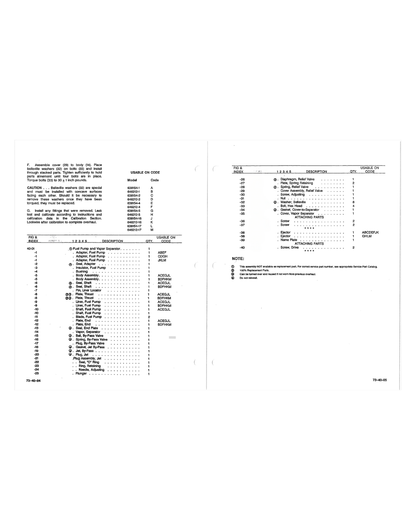 Continental Fuel Pump Seal Kit (638154-1, 2, 4, 5, 16, 17)(Airboat)