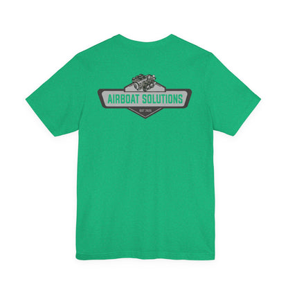 Airboat Solutions Gray Plate Tee