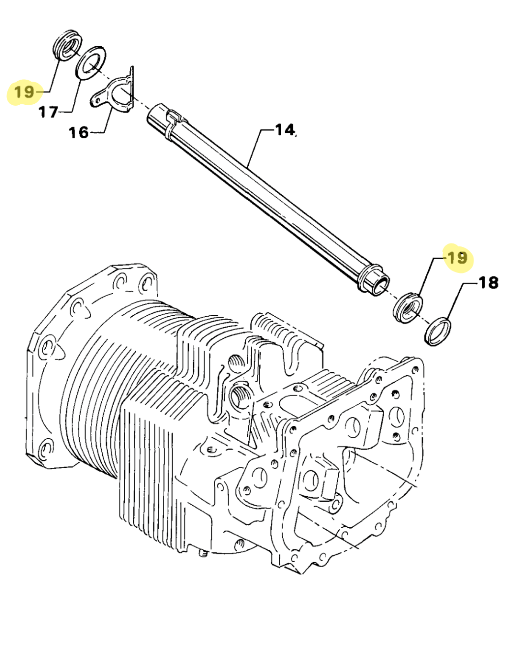 Lycoming Pushrod Housing Silicone Seals (Airboat)