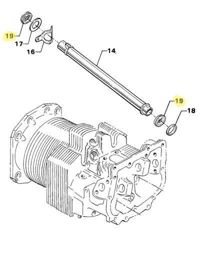 Lycoming Pushrod Housing Silicone Seals (Airboat)