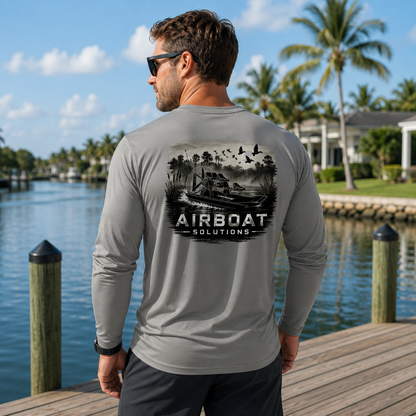 Airboat Solutions Marsh Performance Long Sleeve Shirt | UPF 50