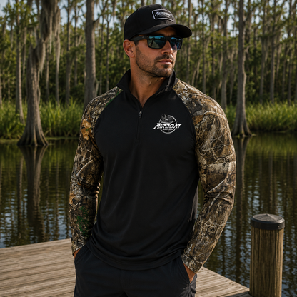 Airboat Solutions Realtree® Colorblock Performance 1/4-Zip
