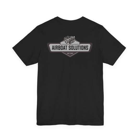 Airboat Solutions Gray Plate Tee
