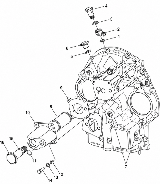 Lycoming Oil Suction Screen and Oil Cooler Bypass Valve Gasket