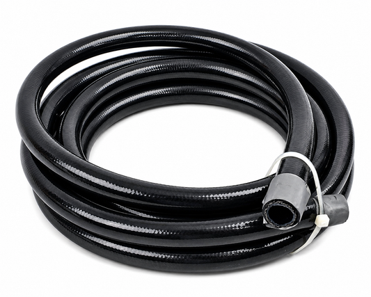 6000 Series PTFE-Lined Braided Stainless Hose | 12 AN x 10 ft | Fuel, Oil & Coolant Line
