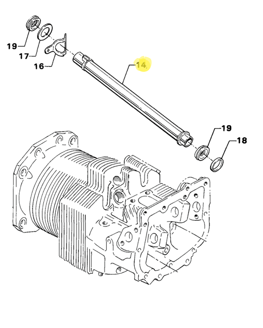Lycoming Pushrod Housing (Airboat)