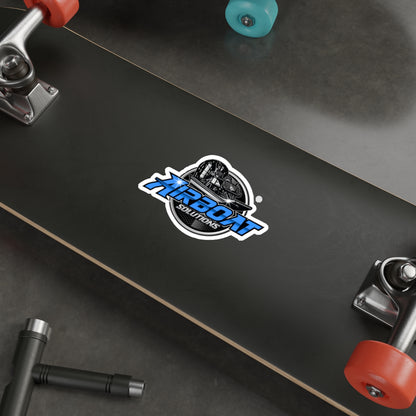 Airboat Solutions Die-Cut Stickers Blue LOGO