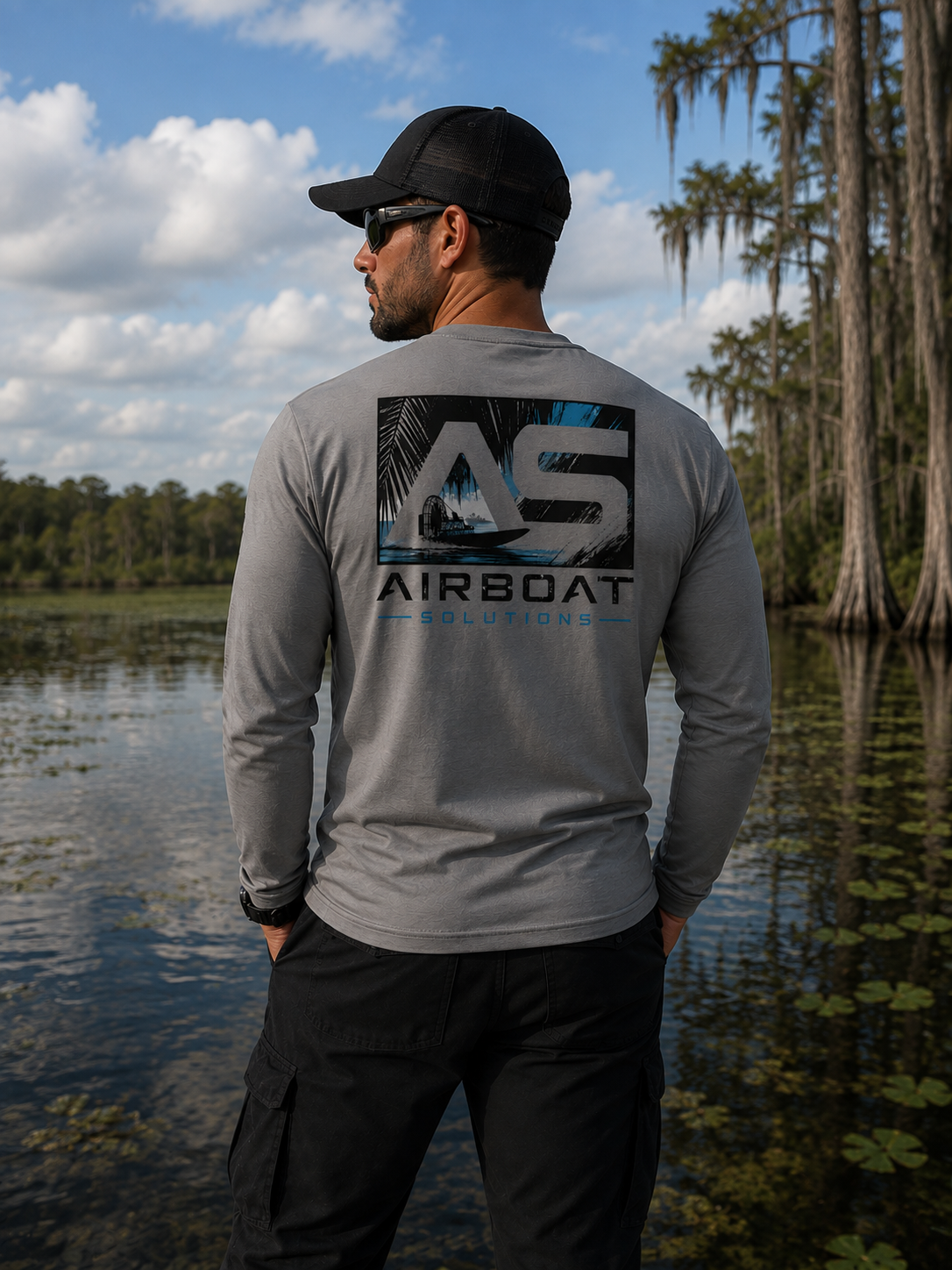 Airboat Solutions Performance Long Sleeve Tee