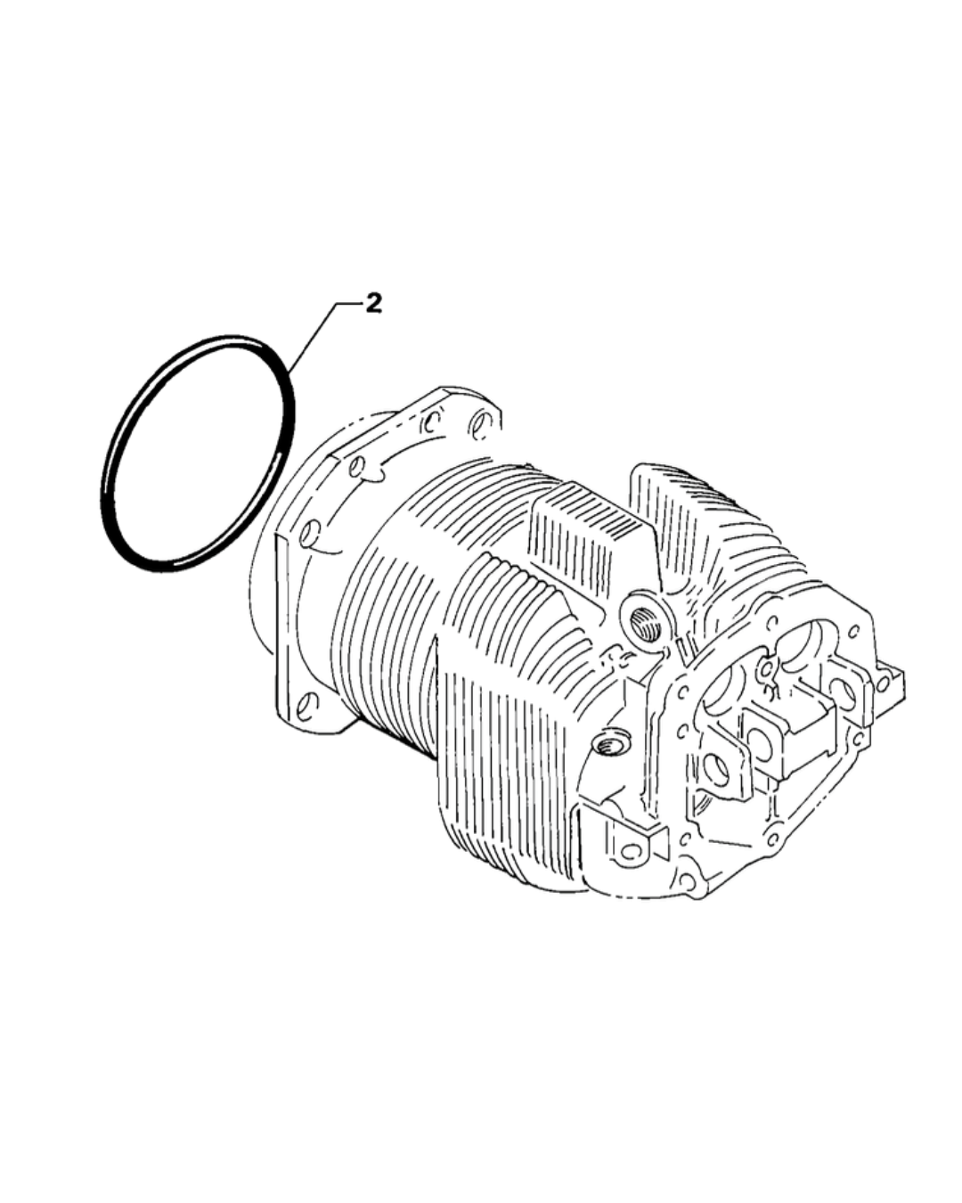 Lycoming Single Cylinder Parallel Valve Head Gasket Kit (Airboat)