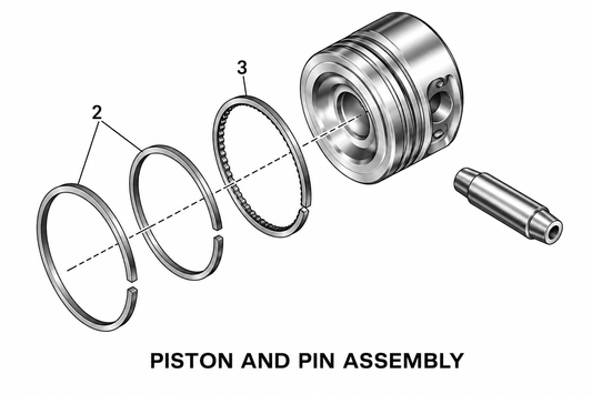Continental 220 GPU Standard Piston Ring Set (Single Cylinder)