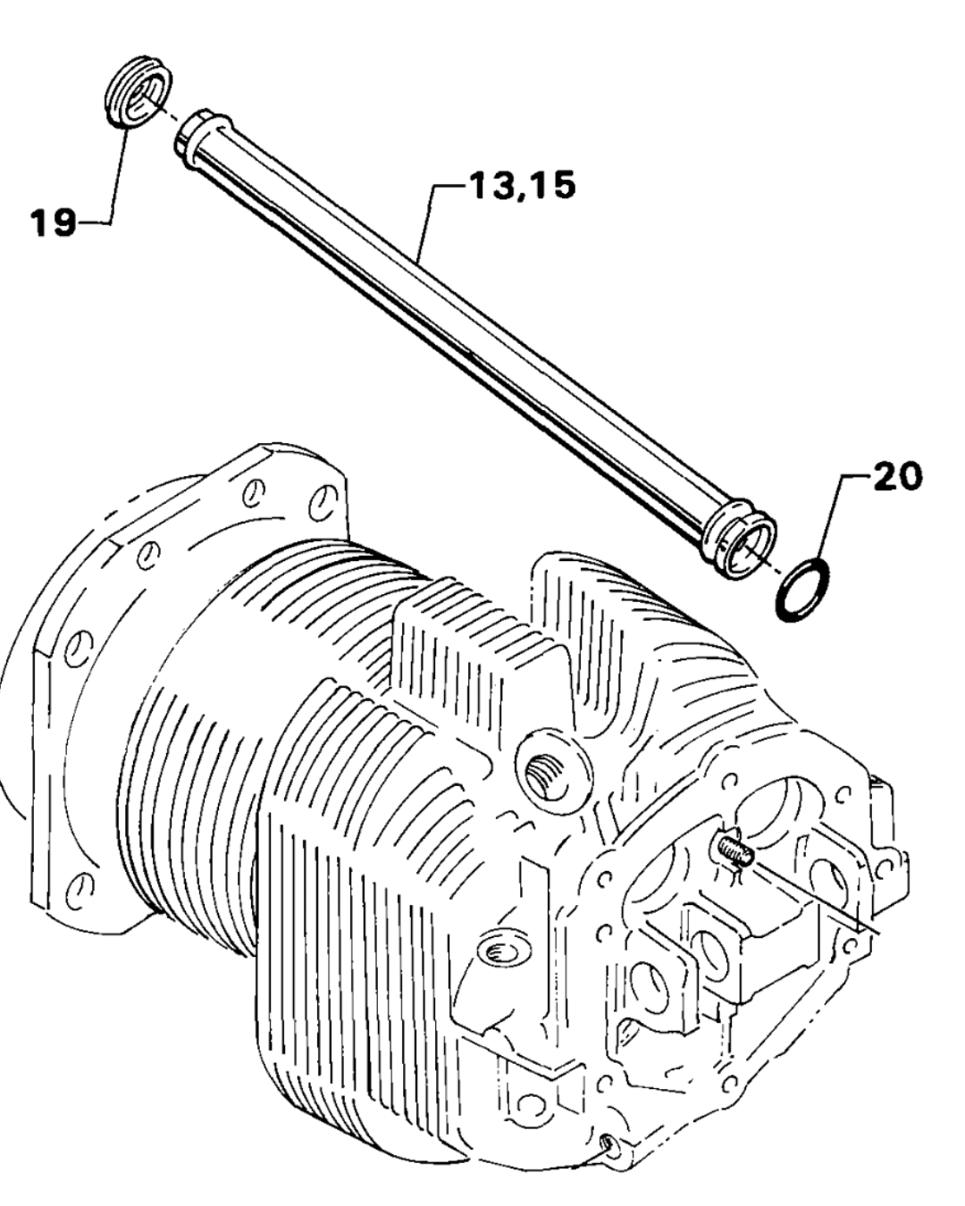 Lycoming Single Cylinder Parallel Valve Head Gasket Kit (Airboat)