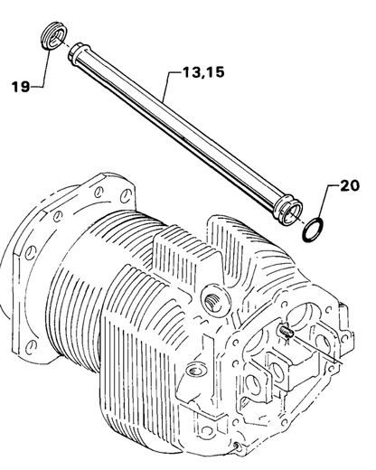 Lycoming Single Cylinder Parallel Valve Head Gasket Kit (Airboat)