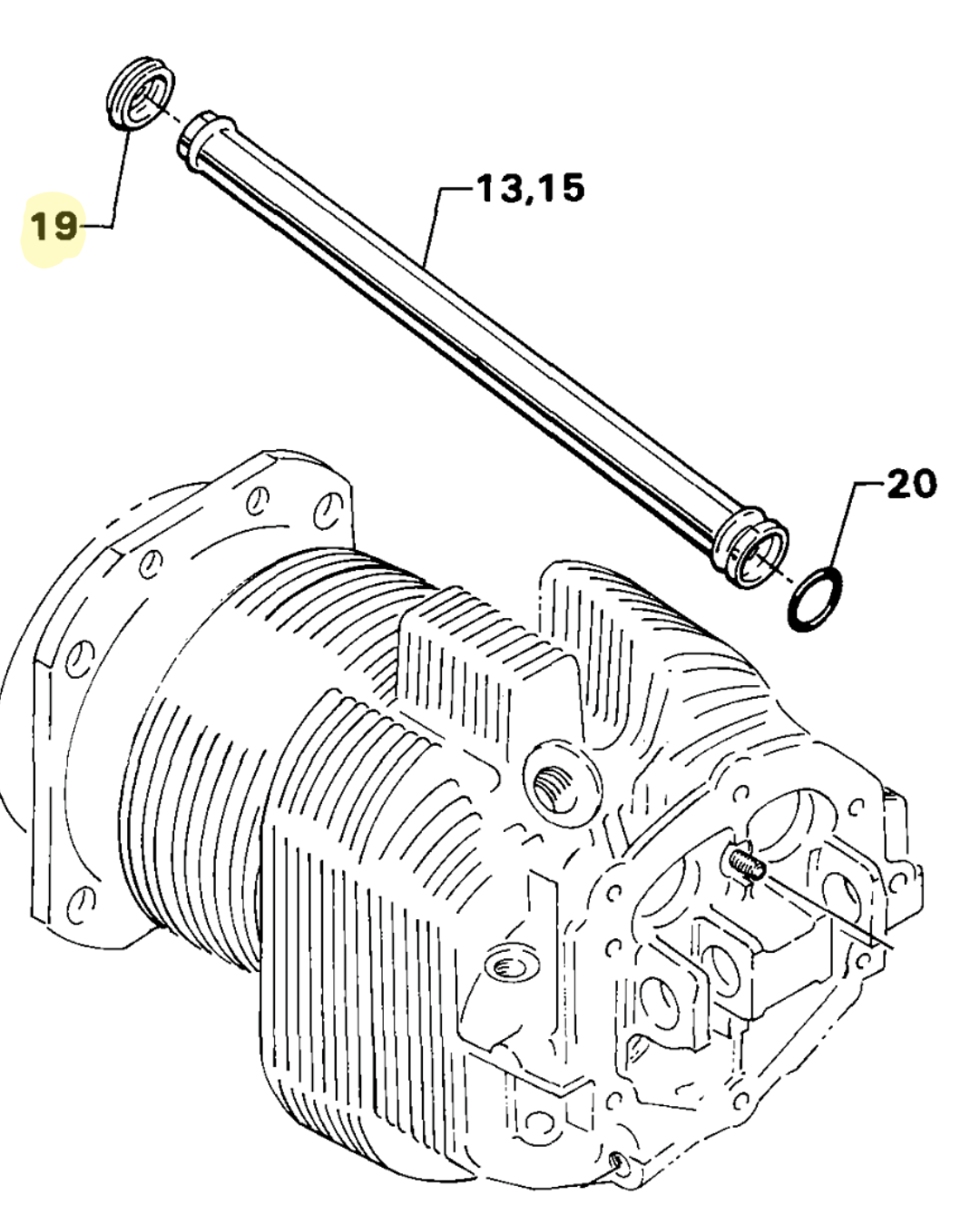 Lycoming Pushrod Housing Silicone Seals (Airboat)