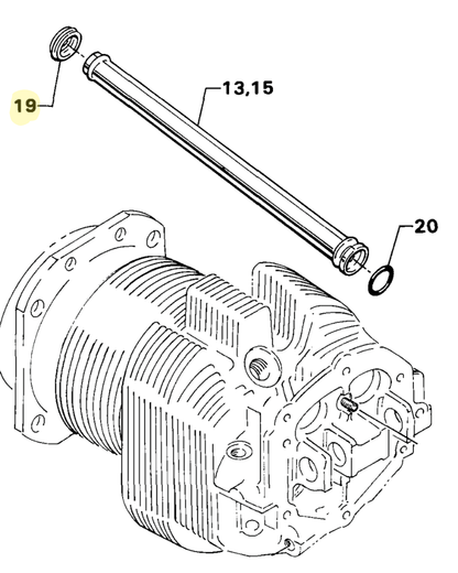 Lycoming Pushrod Housing Silicone Seals (Airboat)