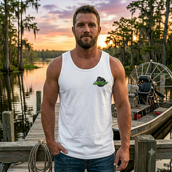 Airboat Solutions Green Logo Tank