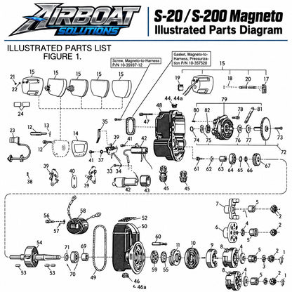 Bendix S-20/S-200 Magneto Housing Gasket | Airboat Solutions