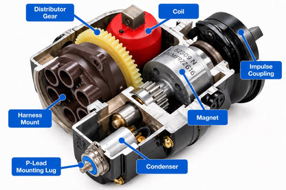 Bendix 6-Cylinder Magneto Distributor Block | S-20 & S-200 Series