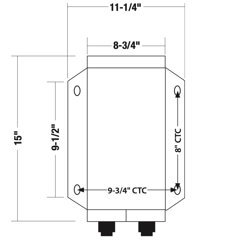 Aluminum Flange Mount Engine Oil Cooler | 1/2" NPT Temperature Sender Port | Airboat Applications