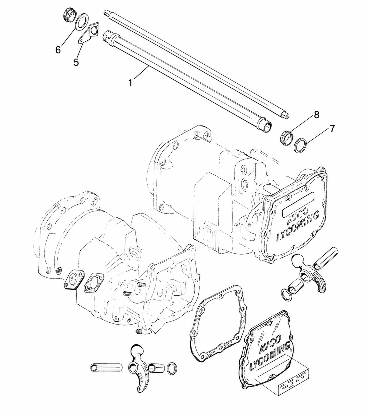 Lycoming Pushrod Housing Kit – Shroud Tube, Spring & Seals
