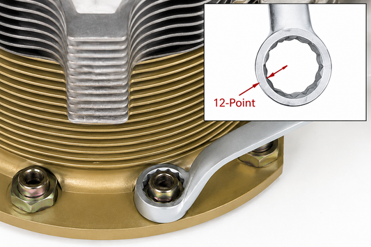 Cylinder Base Nut Wrench – 9/16" | Continental Engine Tool