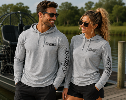 Airboat Solutions Tri-Blend Wicking Long Sleeve Hoodie