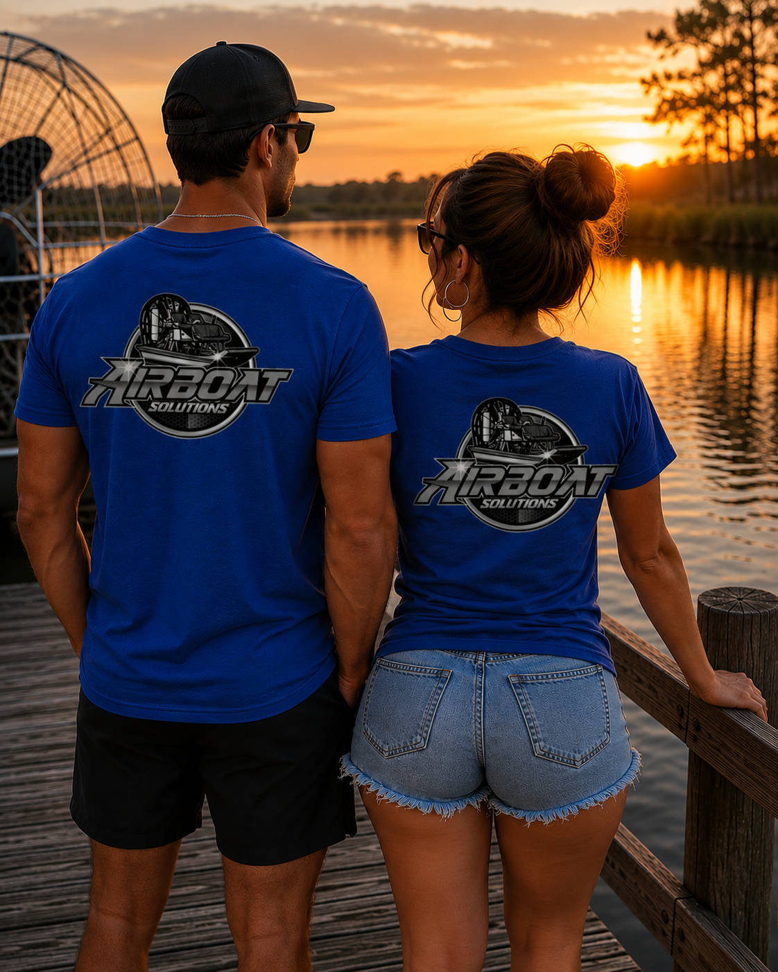 Airboat Solutions Gray Logo Shirt