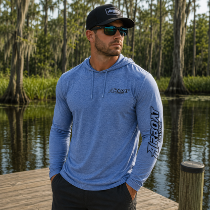 Airboat Solutions Tri-Blend Wicking Long Sleeve Hoodie