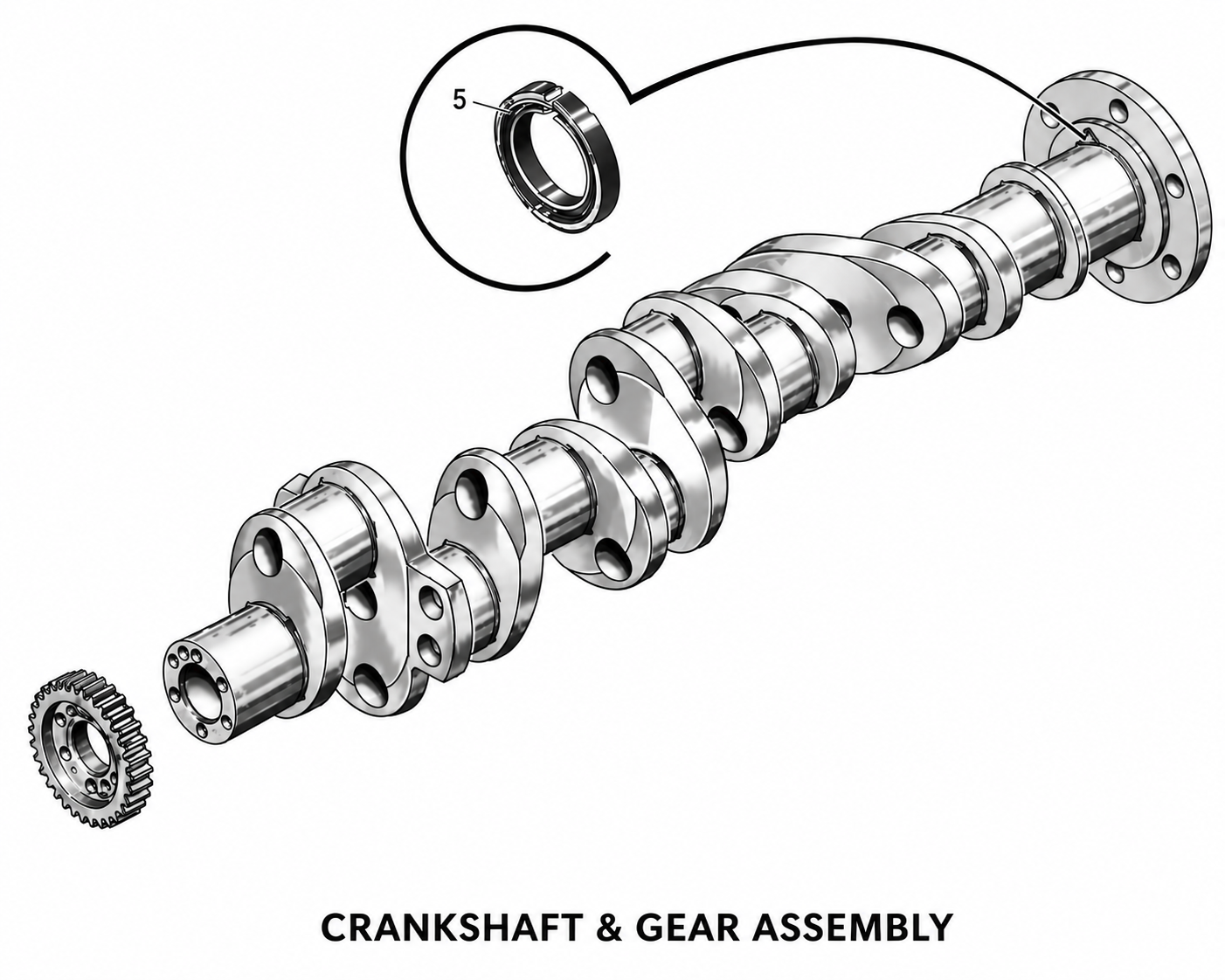 Continental PE-150 220 GPU / Crankshaft Seal