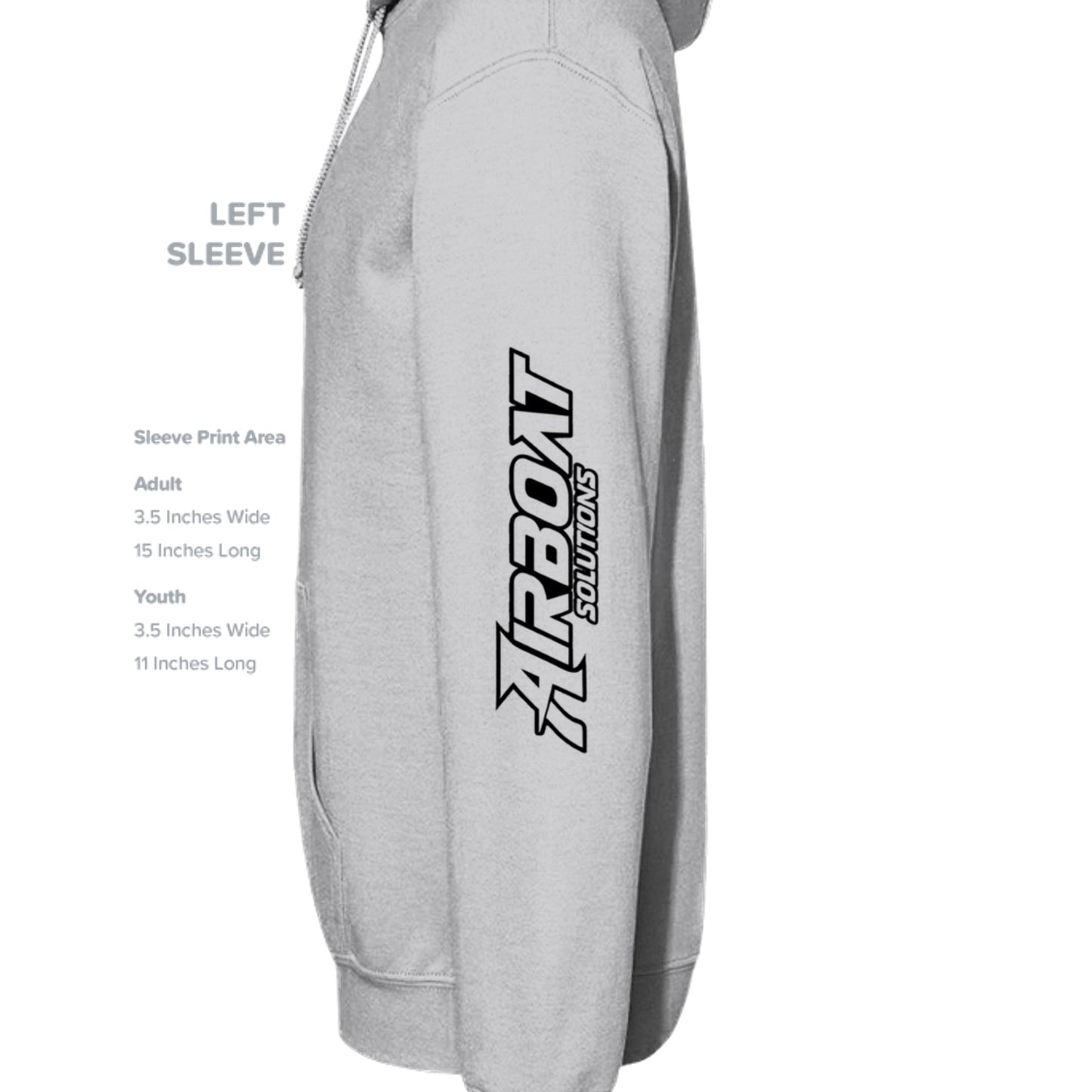 White - DT6100 - SLEEVE_LEFT