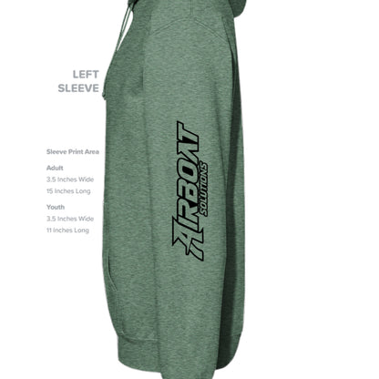 Heathered Kelly Green - DT6100 - SLEEVE_LEFT